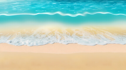  Panoramic natural landscape of beautiful beach