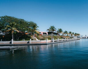 Wall Mural - resort views palms sea Coconut Grove Miami 