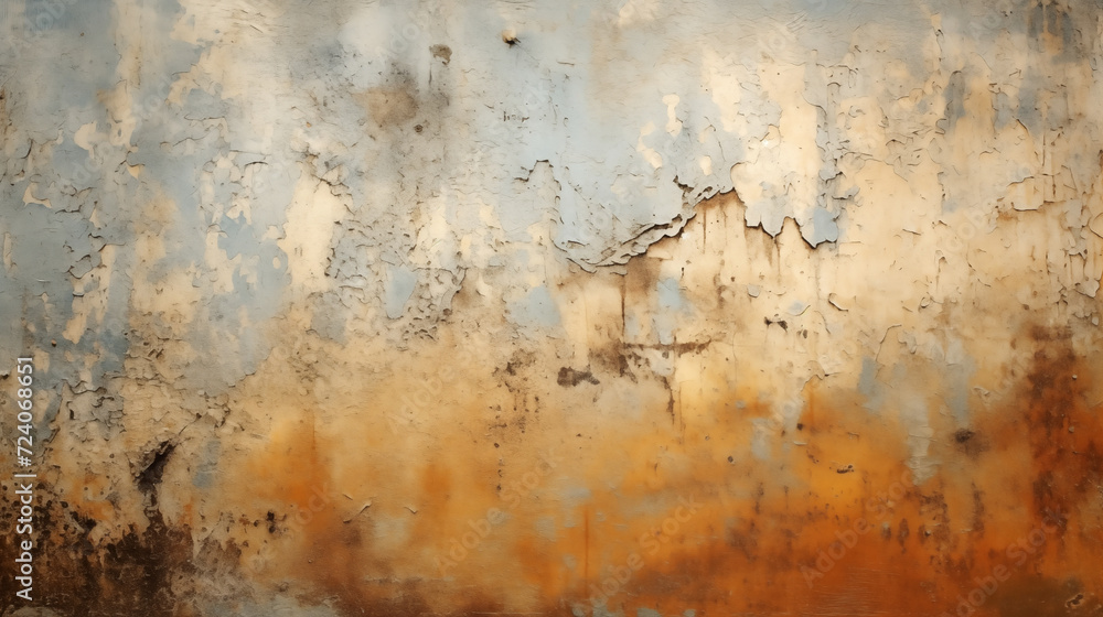 Vintage Grunge Texture on Old Rusty Surface with Brown Aged Paper and ...