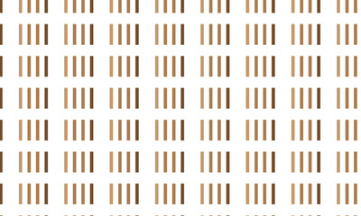 Wall Mural - abstract repeatable geometric light to dark brown vertical line pattern.