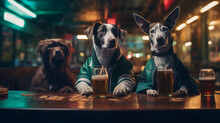 Dog In The Bar