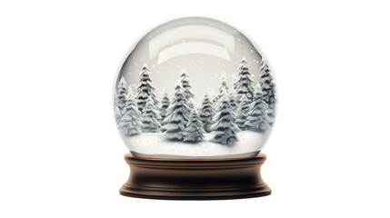 Poster - Snow Globe. Isolated on a white background png like