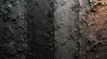 Black And Gray Rough Concrete Wall Texture Background