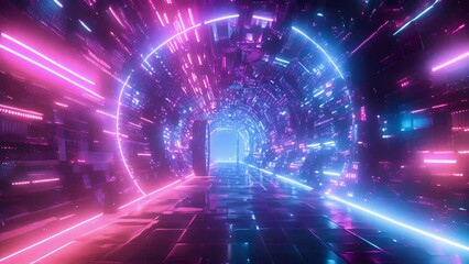 Wall Mural - step into the future with an immersive concert featuring tingedge holographic technology blurring th