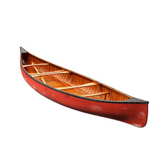 Poster - Canoe. Isolated on a white background png like