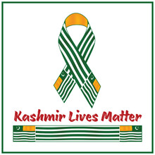 Kashmir Ribbon Design And Kashmir Solidarity Day Banner Design