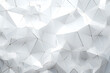 Abstract White Geometric Shapes in 3D Perspective created with Generative AI technology
