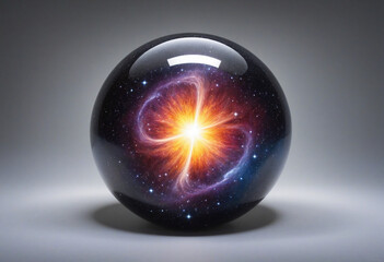 Wall Mural - The entire Universe inside in a glass ball