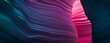 © RocknRoller Studios - Abstract 3D Render with Natural, Undulating Surfaces. Trendy Pink and Turquoise Wallpaper.