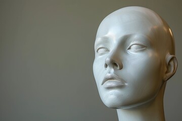 White mannequin head picture