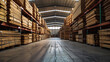© DigitaArt.Creative - wood siting in a warehouse ready to be sold