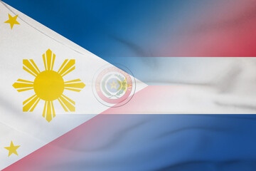 Philippines and Paraguay political flag transborder negotiation PRY PHL