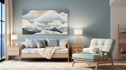 Wall Mural - living room interior