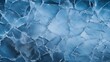 Image of cracks on the surface of the blue ice.