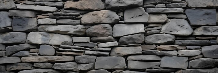 Wall Mural - Image of stone wall background.