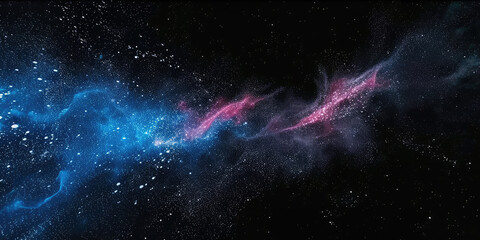 milky way space scene background. Night sky with star fields and nebula. For game or technology background, stardust galaxy universe on dark background