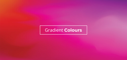 Wall Mural - Landing Page Template. Abstract liquid gradient Background. Blue, Green, Orange, Pink, Purple and Red Fluid Color Gradient. For ads, Banner, Poster, Cover, Web, Brochure, Wallpaper, Flyer and more.