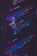© Michael - Developer screen with colored website programming code