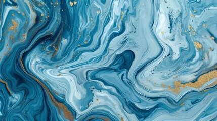  Swirling marble with gold veins, a rich blend of colors and natural luxury in an abstract form.