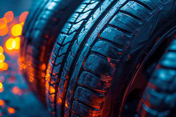 Vehicle Tyres dark background