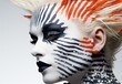 © we360designs - Woman With Black and White Face Paint