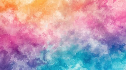 Wall Mural - abstract colorful watercolor for background. pastel ink colors wet effect canvas aquarelle backgroun