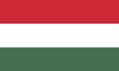 Close-up of tricolor national flag of Eastern European country of Hungary. Illustration made January 30th, 2024, Zurich, Switzerland.
