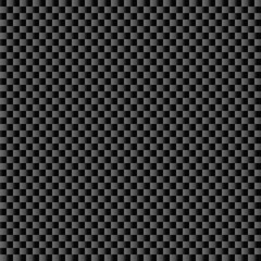 Black vertical carbon fiber seamless texture pattern vector illustration. Textile fabric, car tuning or cloth macro seamless kevlar crisscross texture background.