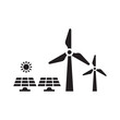 Sustainable energy icon 
