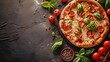 © olegganko - Beautiful background for pizza advertising