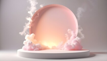 Wall Mural - pink easter egg