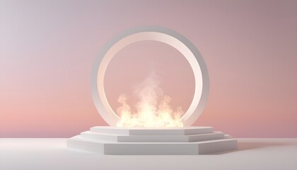 Wall Mural - burning candle light