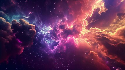 Wall Mural - journey through the mesmerizing realm of the abstract music universe where vibrant compositions shap