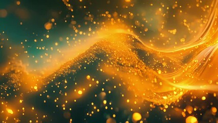 Wall Mural - in this artistic depiction of music particles swirl and collide composing a unique and captivating v