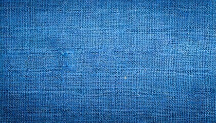 Sticker - natural linen texture abstract design background with unique and attractive texture sackcloth textured blue sack pattern canvas