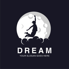 dream logo design illustration template