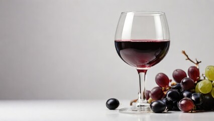 Wall Mural - glass of wine