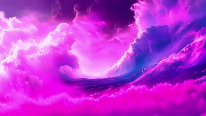 Wall Mural - witness the raw power of b as swirling waves of vibrant color and motion pulsate with incredible for