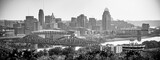 Fototapeta Las - morning view of cinsinnati ohio downtown skyline