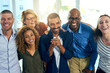 © Tamani Chithambo/peopleimages.com - Business people, diversity and portrait in office with smile for company collaboration, support or trust. Men, women and face for team building together in workplace for career, pride or connection