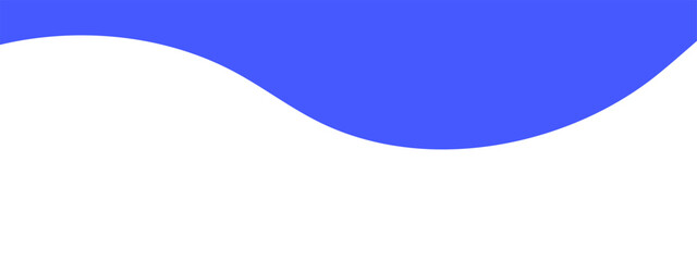 Wall Mural - Separator, header, modern wave divider shape vector illustration