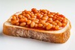 © LimeSky - Beans on toast on a white surface