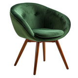 Fototapeta  - Vector realistic armchair 3d render. Cozy comfortable chair for indoor space design. interior furniture.