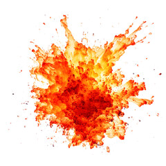 Wall Mural - fire explosion isolated on transparent background Remove png, Clipping Path, pen tool