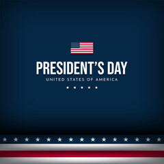 Wall Mural - President’s Day Background Design.