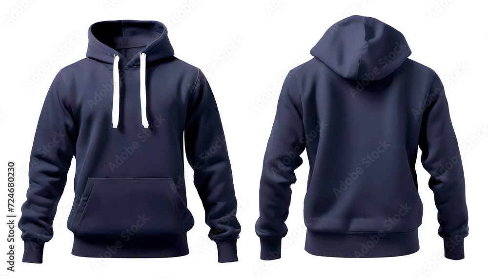 Hoodie Mockup for Product Design - Hoodie Template for Logo Placement ...