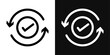 Ensure icon set. Vector illustration