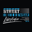 Streetwear graphic t-shirt and apparel design