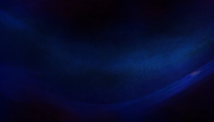 Wall Mural - dark blue abstract color gradient wave on black background blurry grainy light wave noise texture backdrop copy space