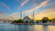 suleymaniye mosque ottoman imperial mosque at sunset historical suleymaniye mosque istanbul most popular tourism destination of turkey golden horn istanbul turkiey